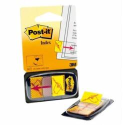 Post-it Oldaljelölő 3M Post-it 680-31 műanyag aláírás ikon 25x43mm (12695) - fotoland