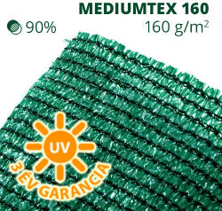 Sun-Life Árnyékoló háló, belátásgátló MEDIUMTEX160 1, 8 m x 50 m zöld (28523) - aqua-farm