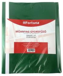 Fortuna Gyorsfűző FORTUNA műanyag sötétzöld 25 db/csomag (FO00093) - fotoland