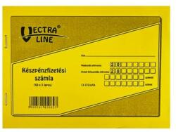 Vectra-line Nyomtatvány készpénzfizetési számlatömb VECTRA-LINE 50x3 fekvő 1 áfás - fotoland