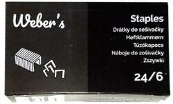 Weber s Tűzőkapocs WEBER`S 24/6 1000 darabos - fotoland