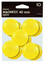 Grand Táblamágnes GRAND 40 mm sárga 10 darabos (130-1704) - fotoland