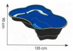 Ubbink Előregyártott tómeder IRIS SII 240 liter Ubbink (1311016) - aqua-farm