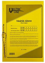 Vectraline Nyomtatvány vásárlók könyve VECTRALINE A/4 álló 25x2 lapos GDPR kompatibilis (B11-1/V) - fotoland