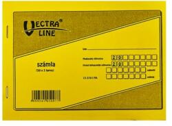 Vectra-line Nyomtatvány számlatömb VECTRA-LINE 50x3 fekvő 1 áfás - fotoland