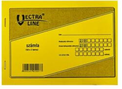 Vectraline Nyomtatvány számlatömb VECTRALINE 50x3 fekvő 1 áfás (B13-374/1/07) - fotoland