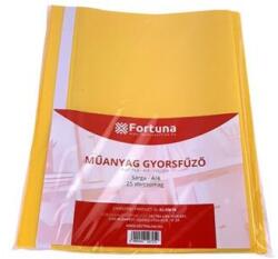 Fortuna Gyorsfűző FORTUNA műanyag sárga 25 db/csomag (FO00091) - fotoland