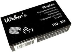Weber s Tűzőkapocs WEBER`S No. 10 1000 darabos - fotoland