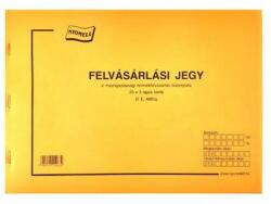  Nyomtatvány felvásárlási jegy mezőgazdasági A/4 25x3 (22909) - fotoland