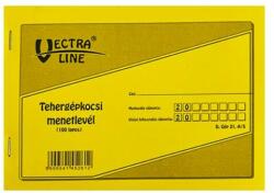 Vectra-line Nyomtatvány tehergépjármű menetlevél VECTRA-LINE A/5 100 lapos - fotoland