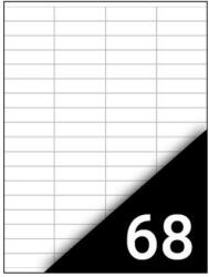 Fortuna Etikett FORTUNA 48, 5x16, 9mm univerzális 6800 címke/doboz 100 ív/doboz (01.02335) - fotoland