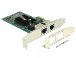 Delock Placa de retea DeLOCK PCIe > 2 x Gigabit LAN (89944) - vexio