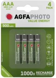 AgfaPhoto AAA akku 900mAh 4db/bliszter (AgfaPhoto) (AP900B4)