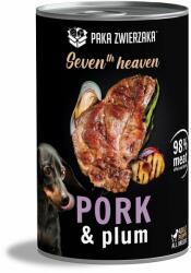 Paka Zwierzaka Seventh Heaven 400g Conserva hrana umeda caini, cu porc si prune