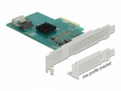 Delock 89051 4xSATA 6Gb/s RAID/HyperDuo low profile PCI Express kártya (89051) - mentornet