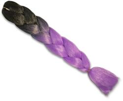 CODA'S Hair Ombre Műhaj 120cm, 100gr/csomag - Fekete-Pasztell lila