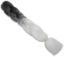 CODA'S Hair Ombre Műhaj 120cm, 100gr/csomag - Fekete-Fehér