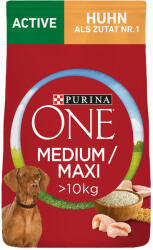 ONE 2x7kg PURINA ONE Medium/Maxi Active csirke száraz kutyatáp
