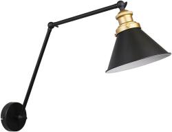 Candellux Lampă de perete FUNDO 1xE27/40W/230V negru/auriu (CA0633)