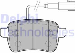DELPHI set placute frana, frana disc DELPHI LP2222 (LP2222)