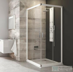 RAVAK BLIX BLRV2-90 90x90 cm-es sarokbelépős zuhanykabin, Fehér+transparent 1LV70100Z1 (1LV70100Z1)