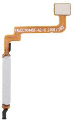 tel-szalk-1929696311 Xiaomi Redmi 10 / 10 2022 / 10 Prime / 10 Prime 2022 / Note 11 4G ezüst ujjlenyomat olvasó szenzor flexibilis kábellel (tel-szalk-1929696311)
