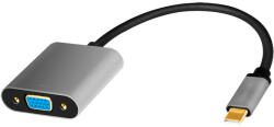 LogiLink USB 3.2 Gen1 Type-C adapter, C/M VGA, 1080p, alu, 0, 15 m (CUA0104) - dstore