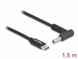 Delock Laptop töltőkábel USB Type-C apa - HP 4, 5 x 3, 0 mm apa (87971) - dstore