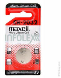 Maxell CR2032 3V-os lítium gombelem (MAX103040) (MAX103040)