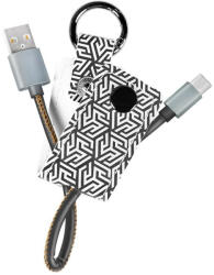 LogiLink USB 2.0 Type-C kábel, C/M-USB-A/M, kulcstartó, 0, 22 m (CU0164)
