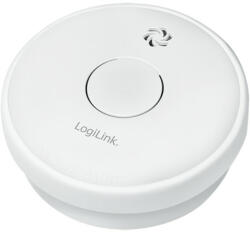 LogiLink Füstérzékelő cserélhető cink-karbon elemmel (SC0015) (SC0015)