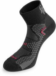 CXS Funkcionális zokni SOFT - Fekete / piros | 48 (1830-011-805-48)