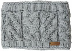 Bontis Széles női kötött fejpánt - Világosszürke melírozott | unisex (L478-3)