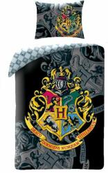 HALANTEX Lenjerie de pat Harry Potter black Bavlna, 140/200, 70/90 cm Lenjerie de pat