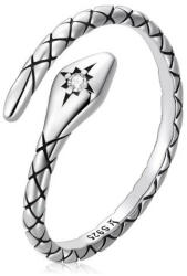 Ékszerkirály Ezüst női gyűrű, kígyó (1600451474543)