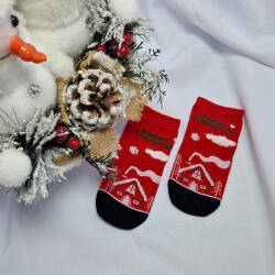 Aura Via Mikulásos-Karácsonyi BABA zokni 0-12 hó 34935