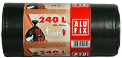 Alufix Szemeteszsák ALUFIX 240L köthető füles 10 db/tekercs (MS240ROLUNI)