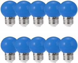 Forever Light Színes Led izzó, G45, kék, E27 foglalat, 2 W, 5 db készlet (RTV003604)