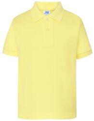 JHK Tricou polo copii Milan, bumbac 100%, light yellow (PKID210LY)
