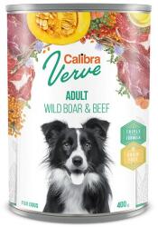 Calibra Dog Verve GF Adult hrana umeda caini mistret si vita conserva 400 g