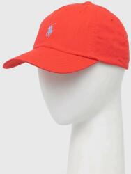 Ralph Lauren pamut baseball sapka piros, nyomott mintás, 710667709 - piros Univerzális méret