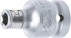 BGS technic BGS-8201 Golyós behajtófej-adapter | 12, 5 mm (1/2") - Belső hatszögletű 6, 3 mm (1/4") (BGS-8201)