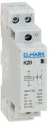 Elmark Moduláris mágneskapcsoló 20A 2 érintkezős 230VAC 1NO és 1 NC (23007)