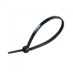 V-Tac Vezeték rögzítő, kábel kötegelő fekete 2.5x100 mm -100 darab (V-TAC) (24036)