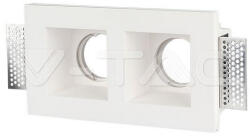 V-TAC Gipsz spot lámpatest, gipszkarton síkba építhető (S-3) (14059)