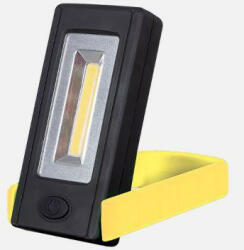 ELMARK Elemes LED kézi lámpa mágnessel és rögzítő clippel sárga (100169-Y)
