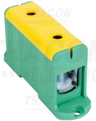 Tracon Főáramköri leágazó kapocs, felületre szerelhető, zöld/sárga 35-240mm2 (FLEAL-240-1ZS)