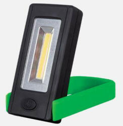 ELMARK Elemes LED kézi lámpa mágnessel és rögzítő clippel zöld (100169-G)