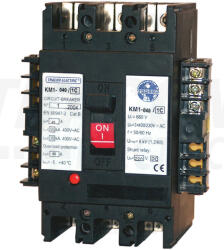 Tracon Kompakt megszakító, 230V AC munkaáramú kioldóval 3×230/400V, 50Hz, 700A, 65kA, 2×CO (KM7-700-1A)