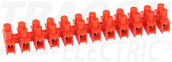 Tracon Flexibilis sorkapocs 4 mm2, 20 A, H 12 tagú, piros 4mm2, 450VAC, 5A (SP5A-H) - vilagitasok